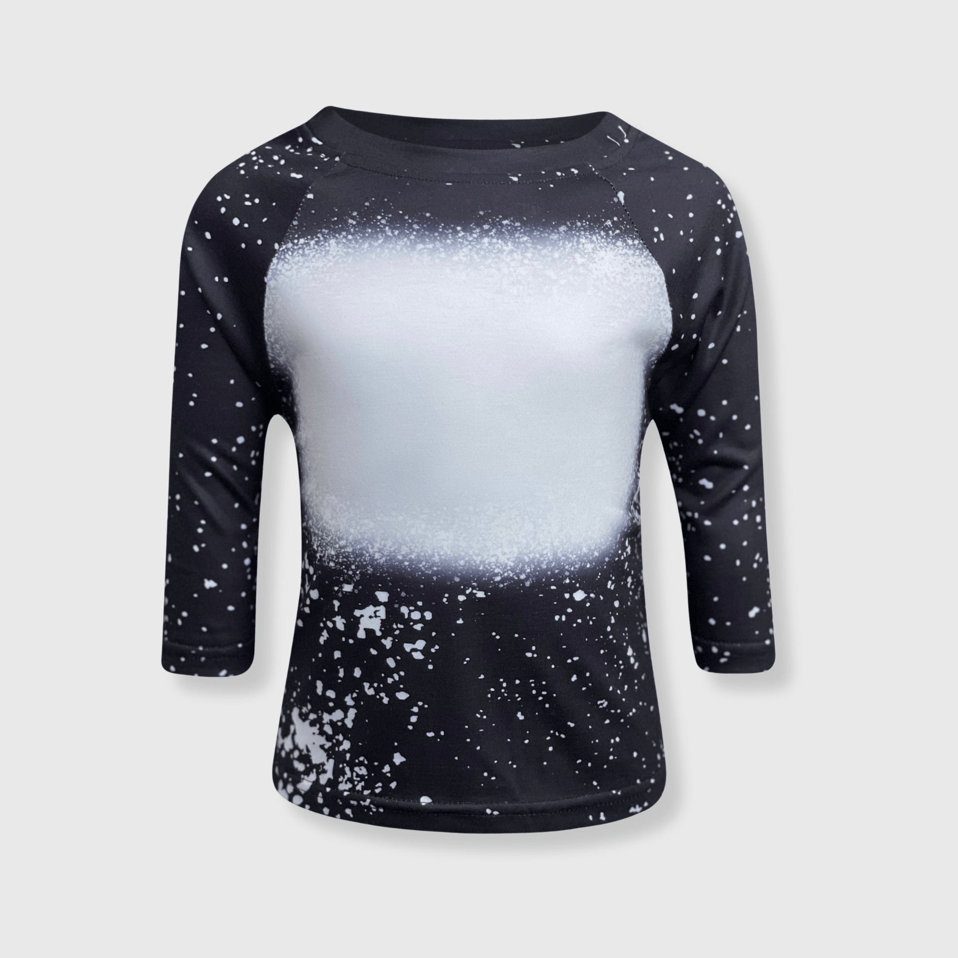 ILTEX Apparel Kids Clothing Black / 2T Faux Bleached Raglan Tee - Toddler & Youth