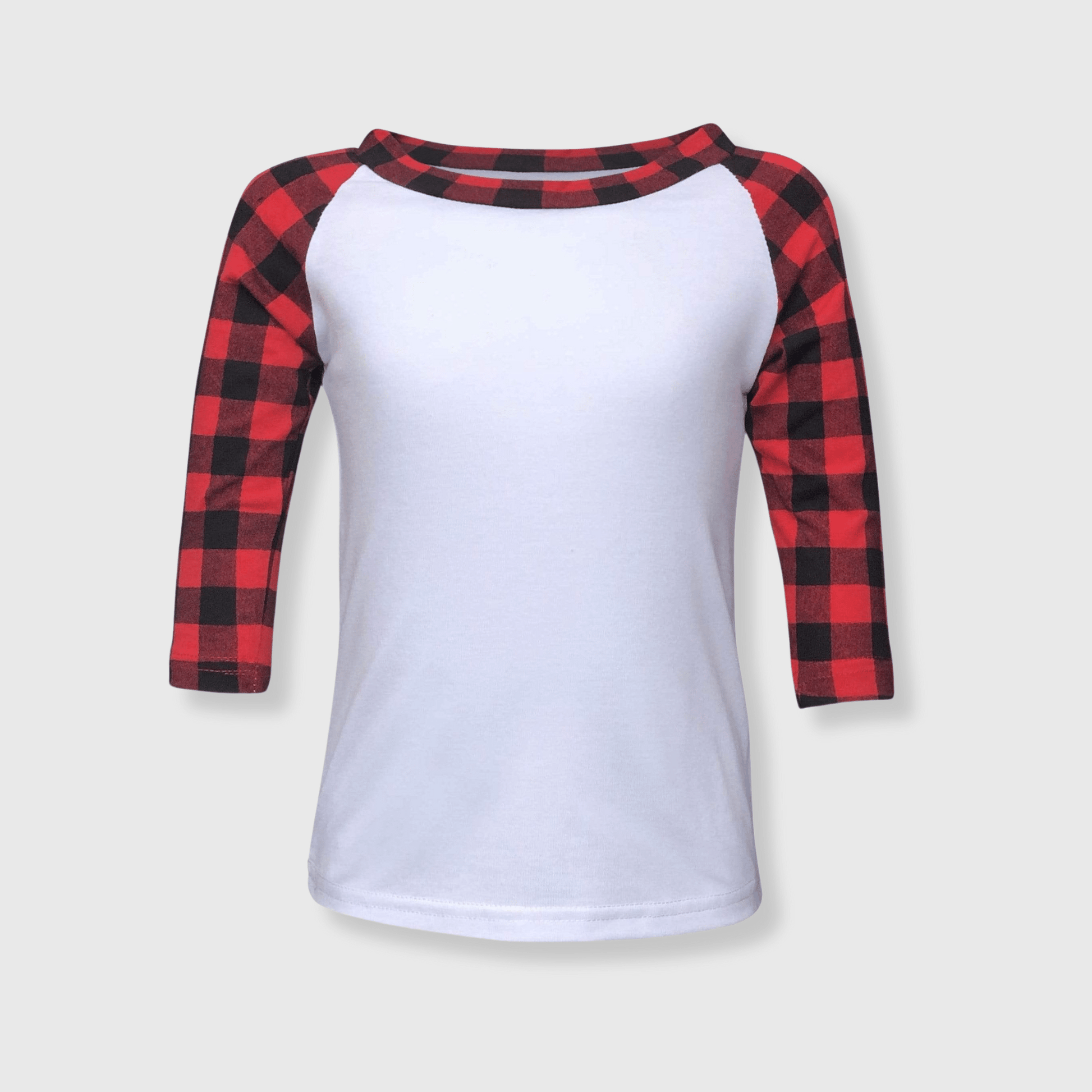 ILTEX Apparel Kids Clothing Buffalo Plaid White Red Kids