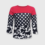 ILTEX Apparel Kids Clothing Color Block Cow Polka Dot Kids