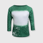 ILTEX Apparel Kids Clothing Dark Green / 2T Faux Bleached Raglan Tee - Toddler & Youth