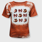 ILTEX Apparel Kids Clothing Football & Bows Kids Bleached Tee