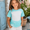 NEW COLORS! Faux Bleached Tees - Toddler & Youth - Mint