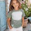NEW COLORS! Faux Bleached Tees - Toddler & Youth - Olive