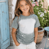 NEW COLORS! Faux Bleached Tees - Toddler & Youth - Gray