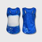 ILTEX Apparel Kids Clothing Royal Blue / 2T Faux Bleached Tank Top - Kids