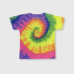 ILTEX Apparel Kids Clothing Tie Dye Neon Rainbow T-Shirt - Youth