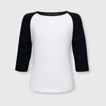ILTEX Apparel Kids Clothing White/Black / 2T Kids Baseball Polyester Raglan Tee - White Body