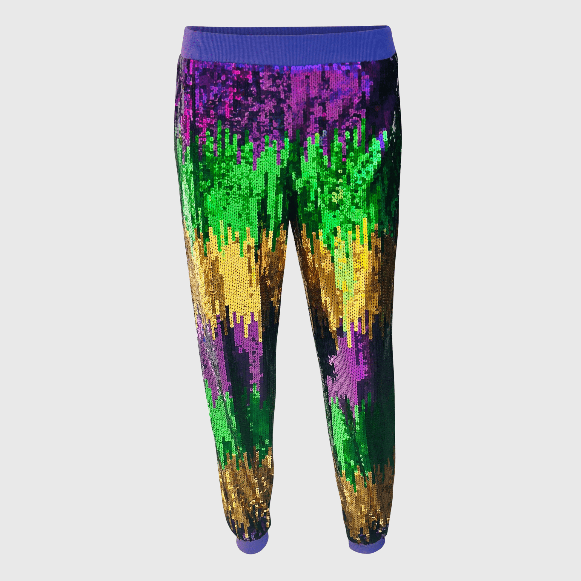 ILTEX Apparel Mardi Gras Sequin Jogger Pants