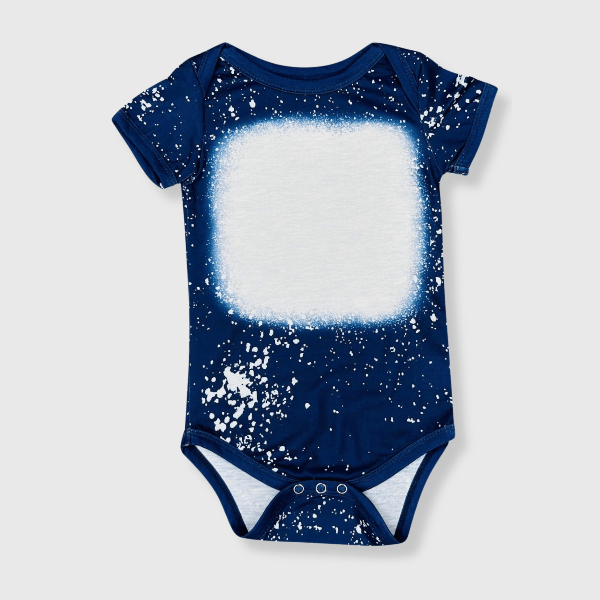 ILTEX Apparel Romper Navy / 0-3 Months Faux Bleached Onesie