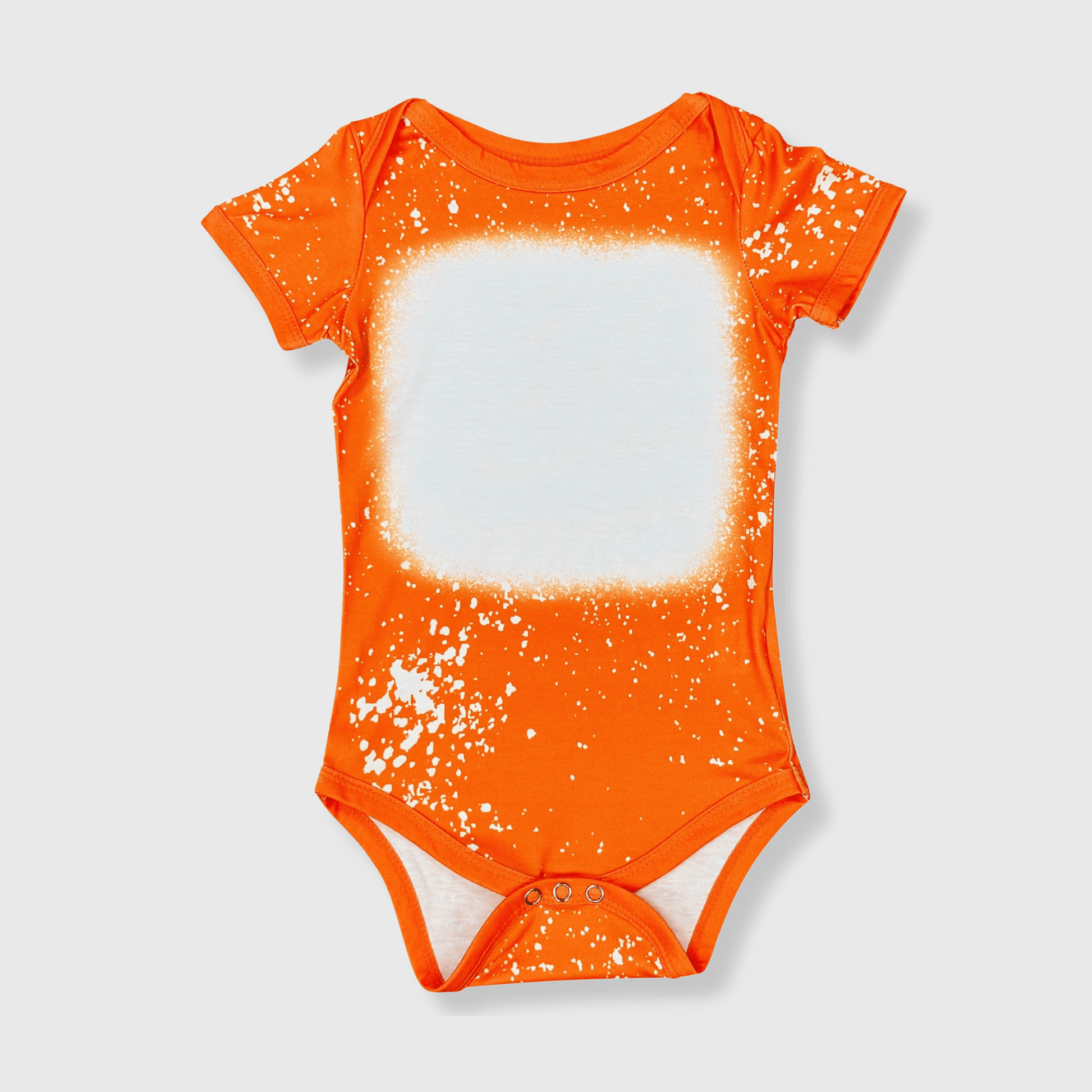 ILTEX Apparel Romper Orange / 0-3 Months Faux Bleached Onesie