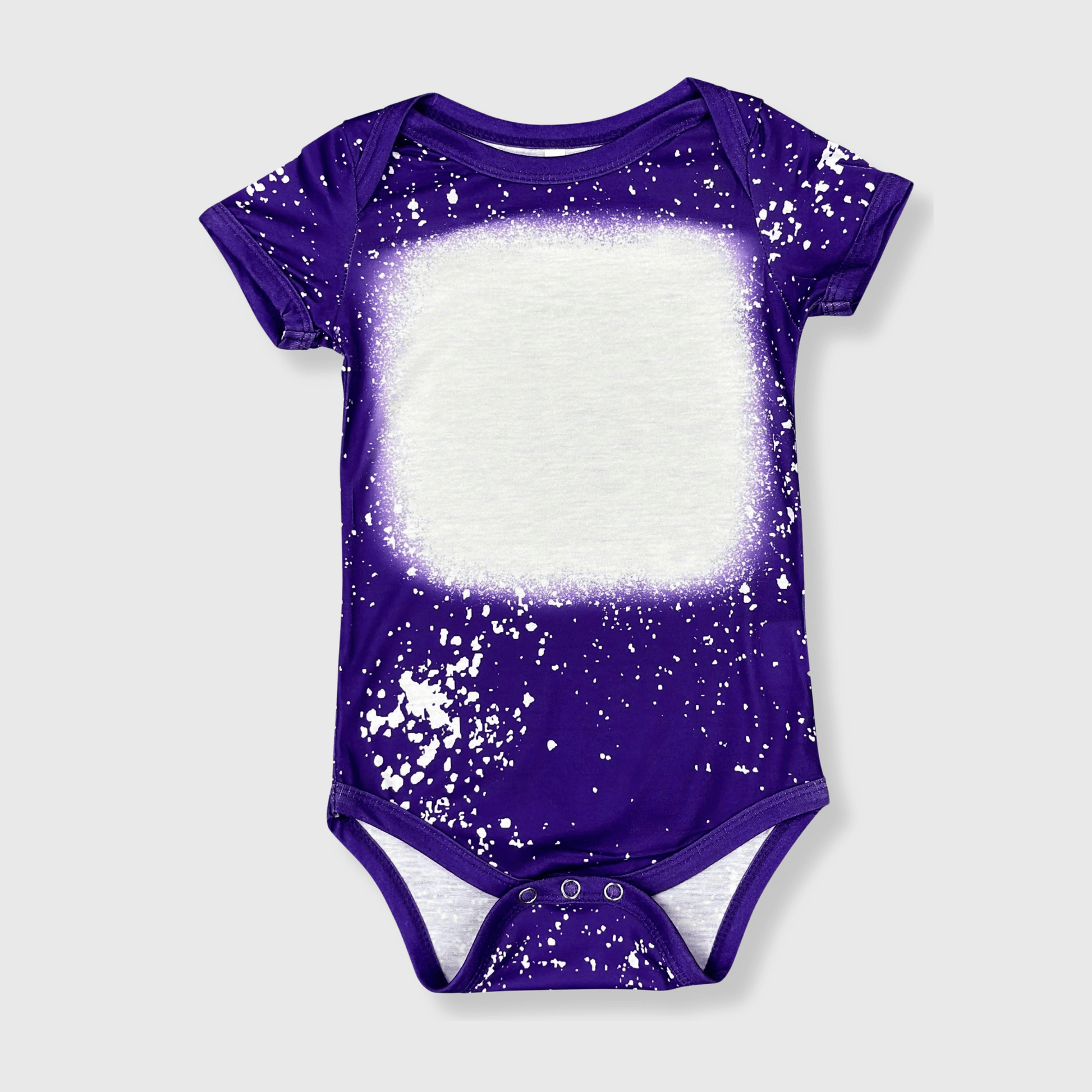 ILTEX Apparel Romper Purple / 0-3 Months Faux Bleached Onesie