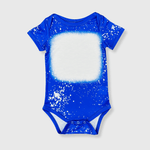 ILTEX Apparel Romper Royal Blue / 0-3 Months Faux Bleached Onesie