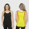Softball Tank Top Adult - Black/Yellow