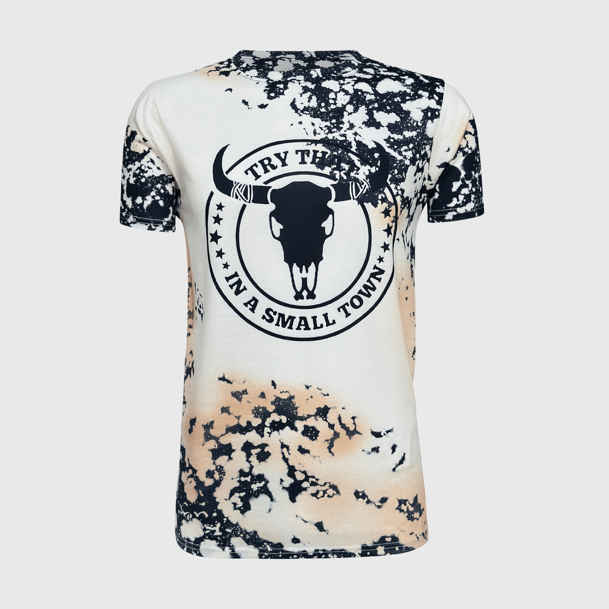 ILTEX Apparel Women's Clothing Rodeo Small Town Short Sleeve Top