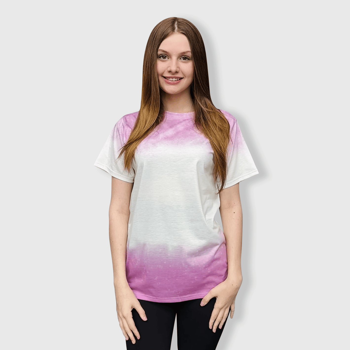 ILTEX Apparel Women's Clothing Shaded Pink Blank Top