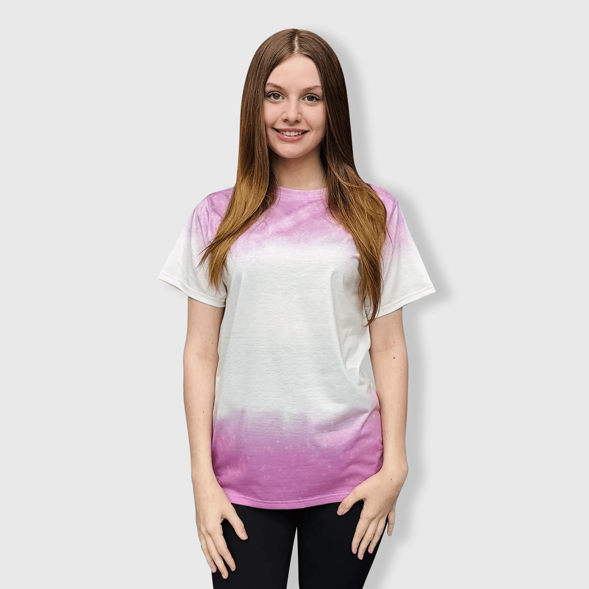 ILTEX Apparel Women's Clothing Shaded Pink Blank Top