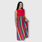 Serape Red Maxi Dress Women