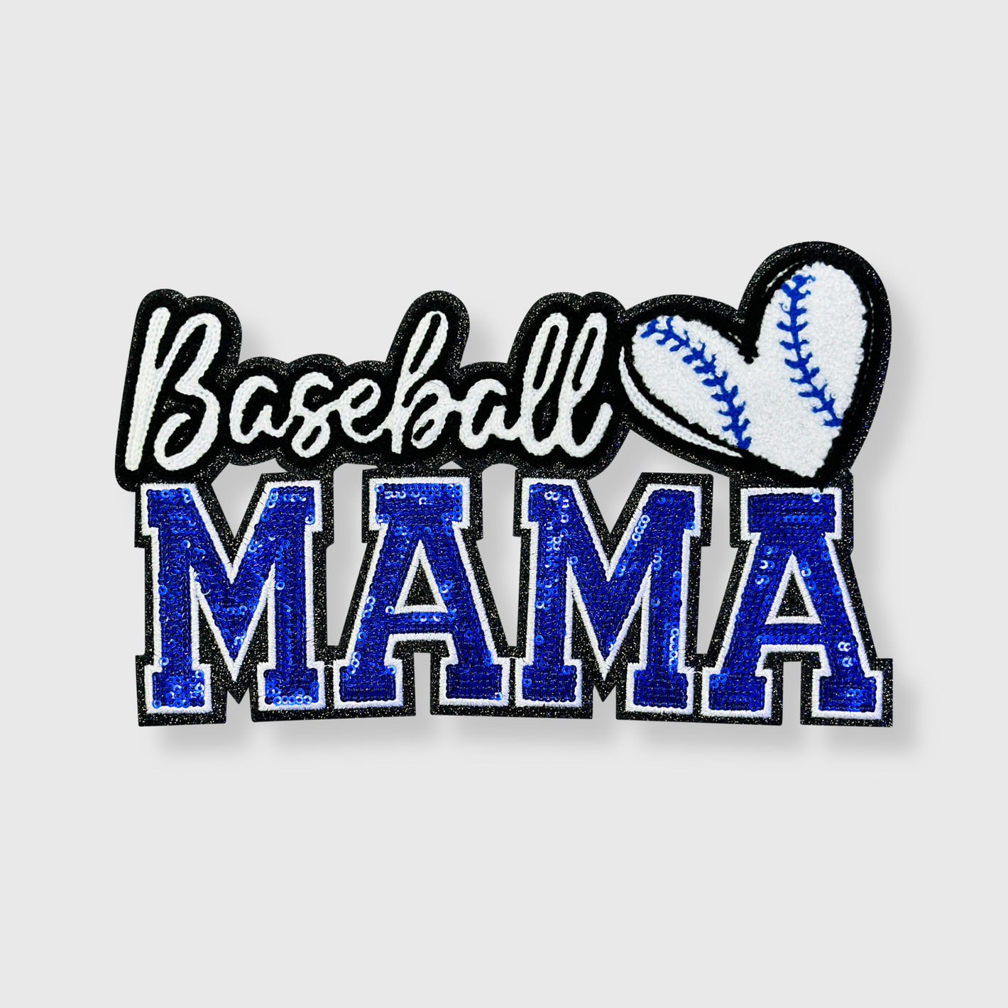 CP1111 - Baseball MAMA Blue Heart