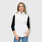 Fluffy White Sherpa Vest Women