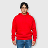 Adult Comfort Plain Pullover Hoodie - Red