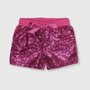 Sequin Shorts Kids - Hot Pink