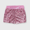 Sequin Shorts Kids - Light Pink