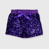 Sequin Shorts Kids - Purple