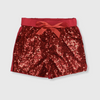 Sequin Shorts Kids - Red