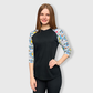 Loteria Mexican Black Polyester Top