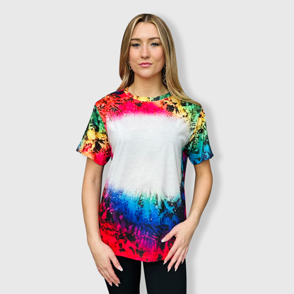 Reverse Tie Dye Blank Faux Bleached Top - RTD103