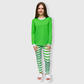 Christmas Green White Family Pajama Set (Kids & Adult)