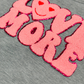 CP1013 - 'Love More' Chenille Patch