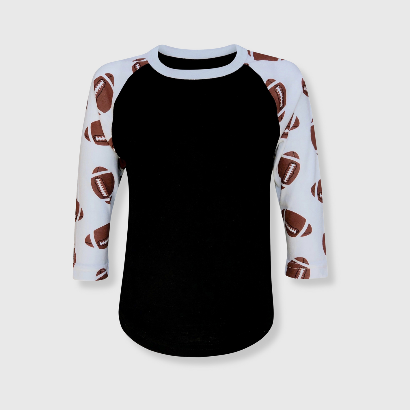 Football Print Raglan Kids