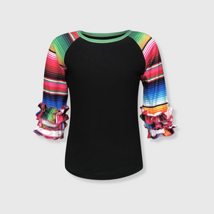 Serape Mommy & Me Ruffle Top Kids