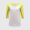 Softball Sleeve Raglan Kids - White/Yellow