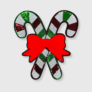 CP1128 - Candy Cane Bow