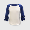 Icing Ruffle Top Kids - White/Royal