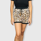 Cheetah Black Women's Shorts