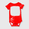 Faux Bleached Onesie - Red