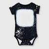 Faux Bleached Onesie - Black