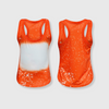 Faux Bleached Tank Top - Kids - Bright Orange