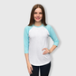 Baseball Polyester Raglan Tee - White Body