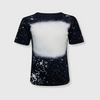 Faux Bleached Tees - Toddler & Youth - Black