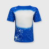 Faux Bleached Tees - Toddler & Youth - Royal Blue