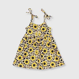 Cheetah Sunflower Dress Kids