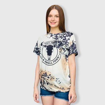 Rodeo Small Town Short Sleeve Top