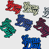 CP1053 - Game Day Chenille Patches (Small) - Black