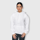 Polyester White Cotton-Feel Heavyweight Hoodie