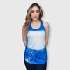 Faux Bleached Tank Top - Adult - Royal Blue