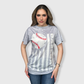 Baseball Striped Gray Top